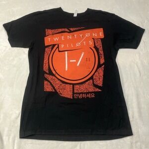 Twenty One Pilots‎ Blurryface 2016 Tour Shirt Unisex Medium Band Merch Tee Black